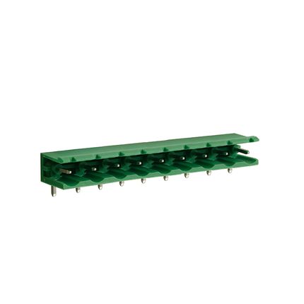 Steckbare Anschlussklemme 7,5 mm | Stecker | horizontal | offene Seiten