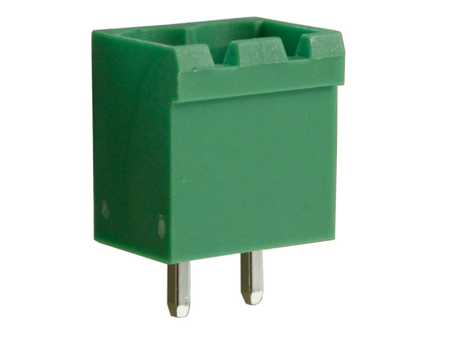 Steckbare Anschlussklemme 5 mm | Stecker | vertikal | geschlossene Seiten