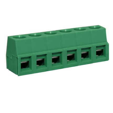 Anschlussklemme 5 mm | niedriges Profil | 90° | Rising-Clamp