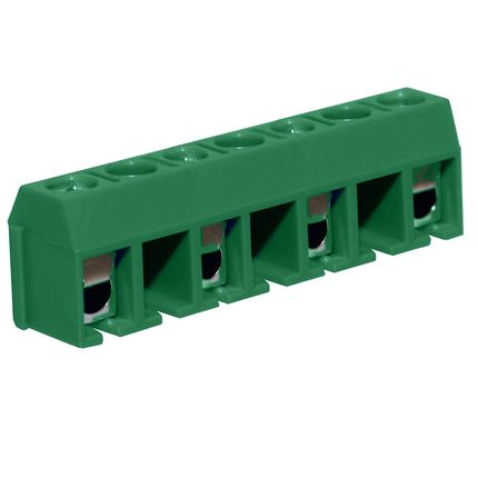Anschlussklemme 10 mm | Drahtschutzbügel | niedriges Profil | 90°