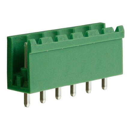 Steckbare Anschlussklemme 5 mm | Stecker | vertikal | offene Seiten