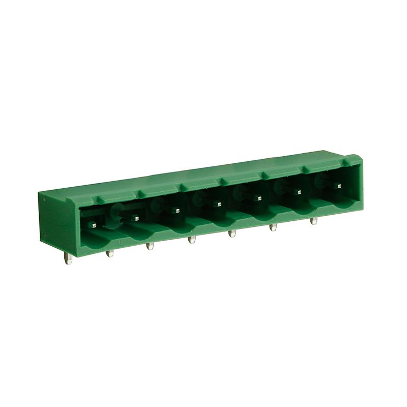 Steckbare Anschlussklemme 7,5 mm | Stecker | horizontal | geschlossene Seiten
