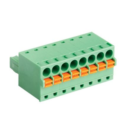 Federkraftklemmblock 3,81 mm | steckbar | Buchse