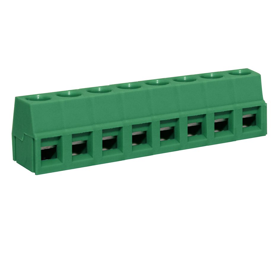 Anschlussklemme 5 mm | niedriges Profil | 90° | Rising-Clamp