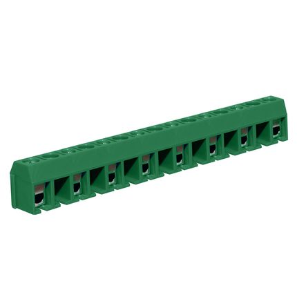 Anschlussklemme 10 mm | Drahtschutzbügel | niedriges Profil | 90°