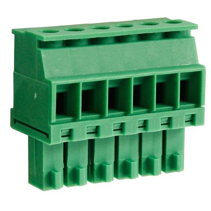 Steckbare Anschlussklemme 3,5 mm | Buchse | vertikal standard | Rising-Clamp