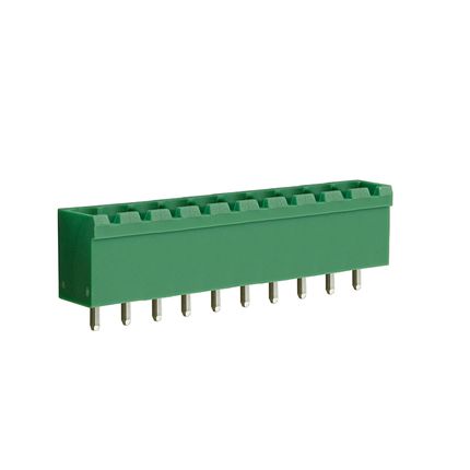 Steckbare Anschlussklemme 5 mm | Stecker | vertikal | geschlossene Seiten