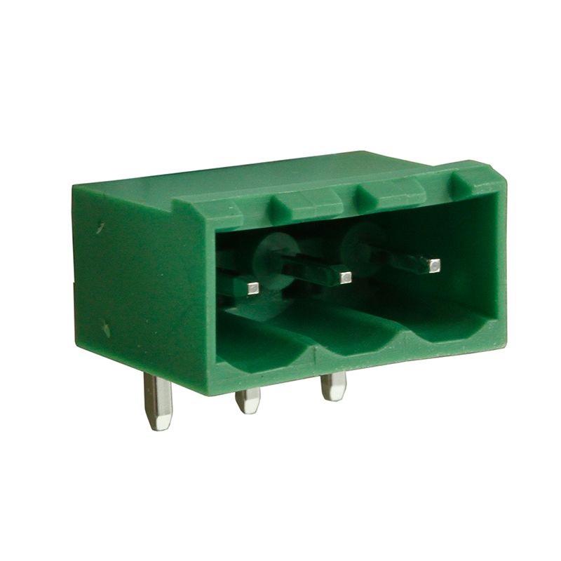 Steckbare Anschlussklemme 5 mm | Stecker | horizontal | geschlossene Seiten