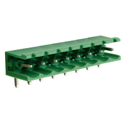Steckbare Anschlussklemme 5 mm | Stecker | horizontal | offene Seiten