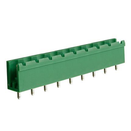 Steckbare Anschlussklemme 7,5 mm | Stecker | vertikal | offene Seiten