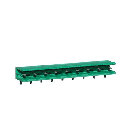 Steckbare Anschlussklemme 7,62 mm | Stecker | horizontal | offene Seiten