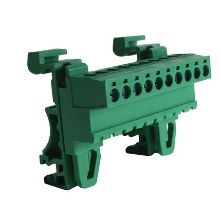 Steckbare DIN-Schienen-Anschlussklemme 5 mm | horizontal