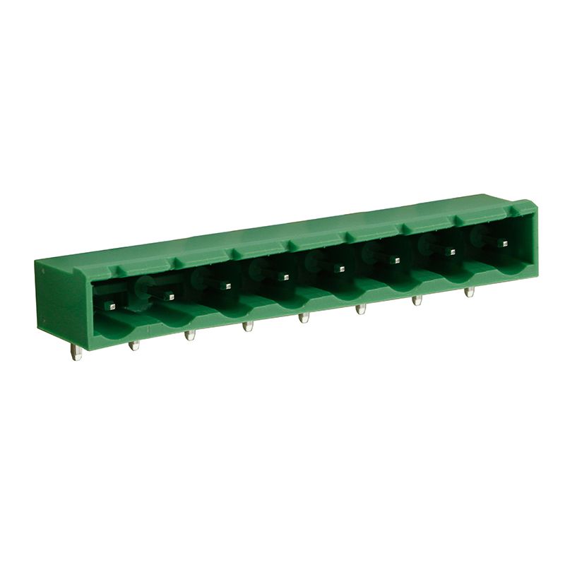Steckbare Anschlussklemme 7,5 mm | Stecker | horizontal | geschlossene Seiten