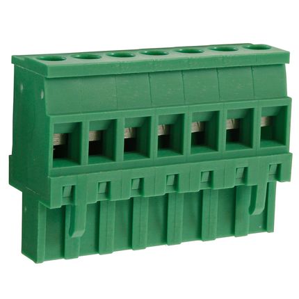 Steckbare Anschlussklemme 5 mm | Buchse | vertikal reversed | Rising-Clamp