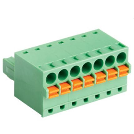 Federkraftklemmblock 3,5 mm | steckbar | Buchse