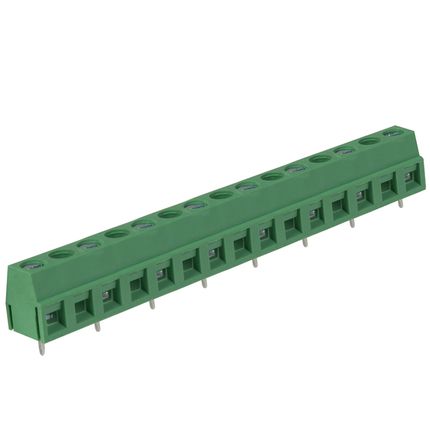 Anschlussklemme 10,16 mm | niedriges Profil | 45° | Rising-Clamp