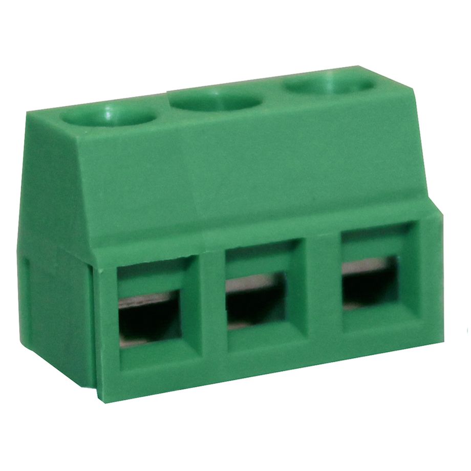Anschlussklemme 5,08 mm | niedriges Profil | 90° | Rising-Clamp