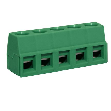 Anschlussklemme 5 mm | niedriges Profil | 90° | Rising-Clamp
