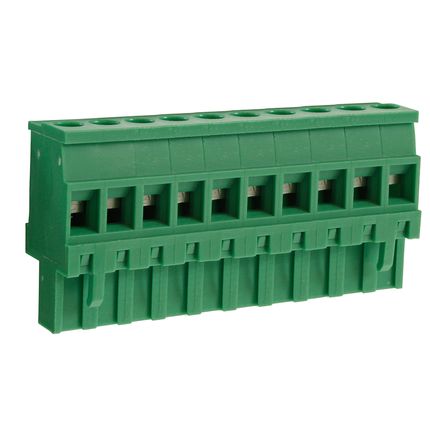 Steckbare Anschlussklemme 5 mm | Buchse | vertikal reversed | Rising-Clamp