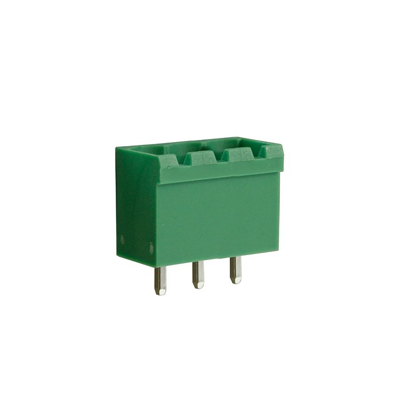 Steckbare Anschlussklemme 5 mm | Stecker | vertikal | geschlossene Seiten