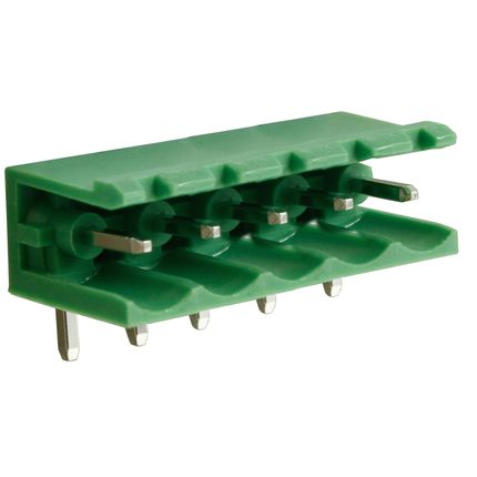 Steckbare Anschlussklemme 5 mm | Stecker | horizontal | offene Seiten
