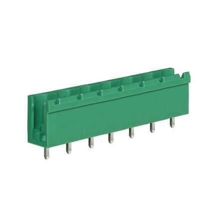 Steckbare Anschlussklemme 7,62 mm | Stecker | vertikal | offene Seiten