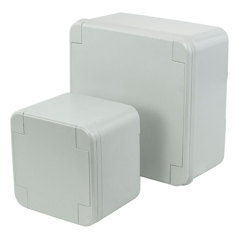 Outdoorgehäuse IP66/67 | Polycarbonat V0 | optional mit Mastbefestigung | HUB-Serie