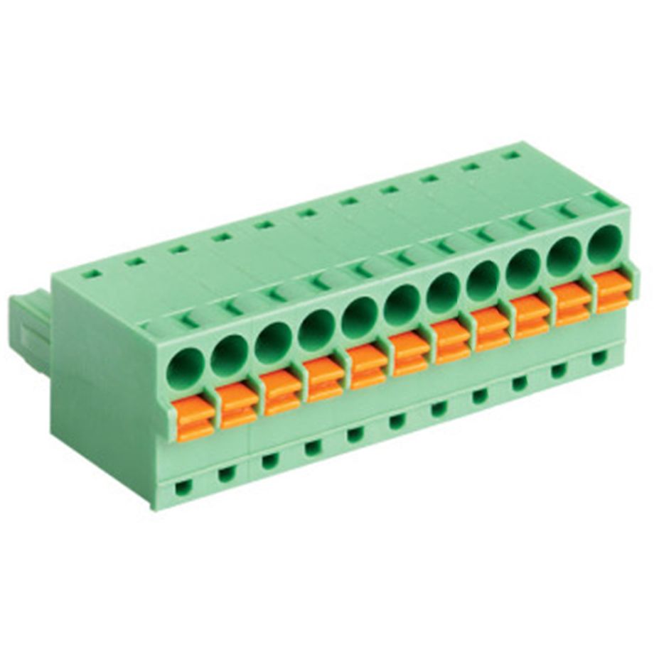 Federkraftklemmblock 3,81 mm | steckbar | Buchse