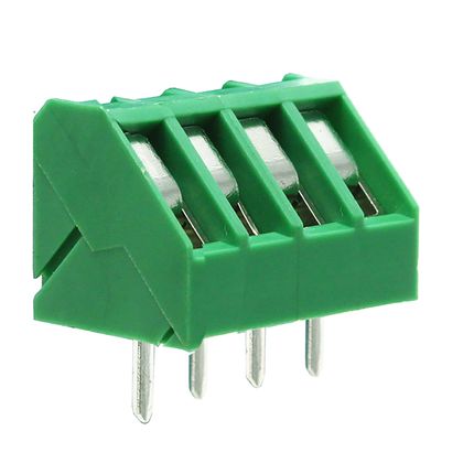 Anschlussklemme 5 mm | niedriges Profil | 45° | Rising-Clamp