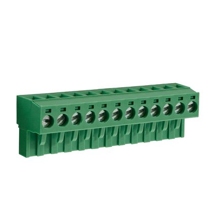 Steckbare Anschlussklemme 5 mm | Buchse | Rising-Clamp