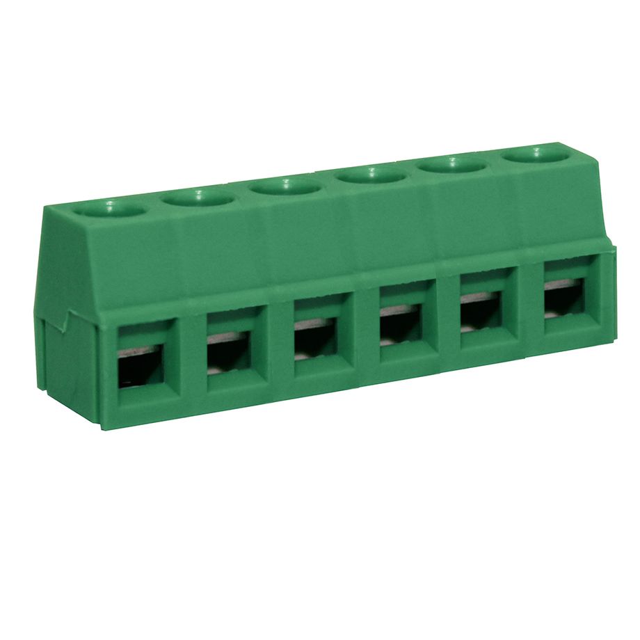 Anschlussklemme 5 mm | niedriges Profil | 90° | Rising-Clamp