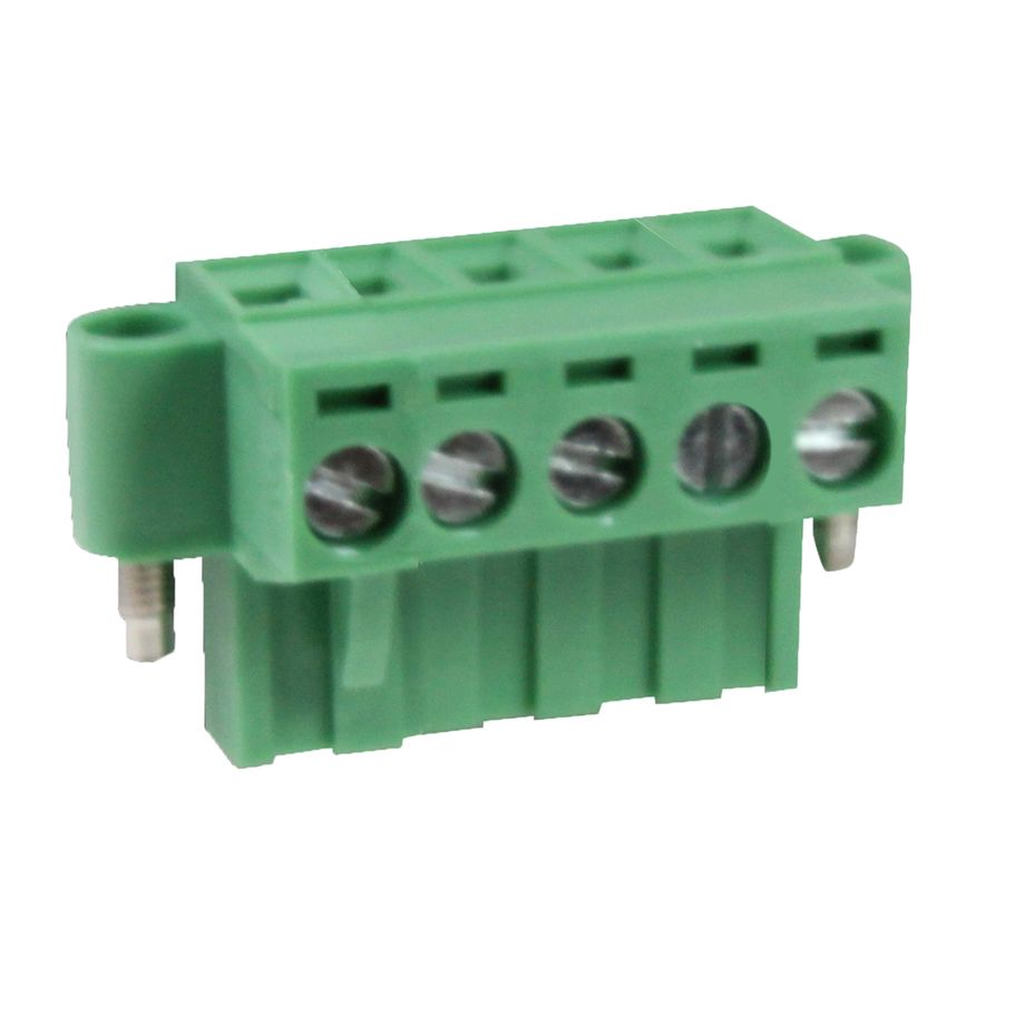 Steckbare Anschlussklemme 5 mm | Buchse | Rising-Clamp
