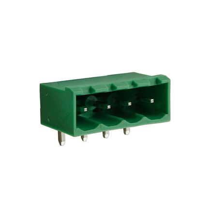 Steckbare Anschlussklemme 5 mm | Stecker | horizontal | geschlossene Seiten