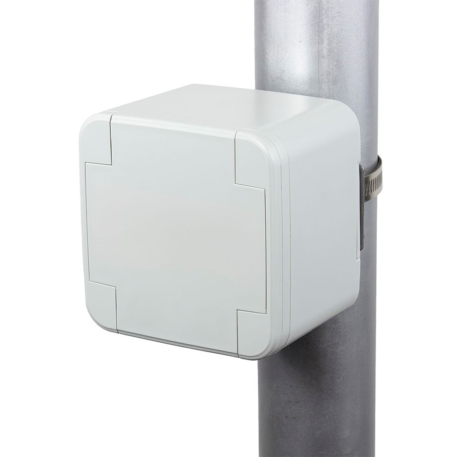Outdoorgehäuse IP66/67 | Polycarbonat V0 | optional mit Mastbefestigung | HUB-Serie