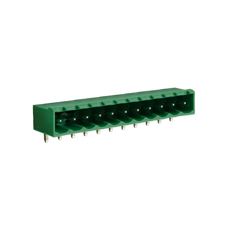 Steckbare Anschlussklemme 5 mm | Stecker | horizontal | geschlossene Seiten