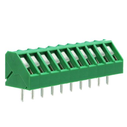 Anschlussklemme 5 mm | niedriges Profil | 45° | Rising-Clamp