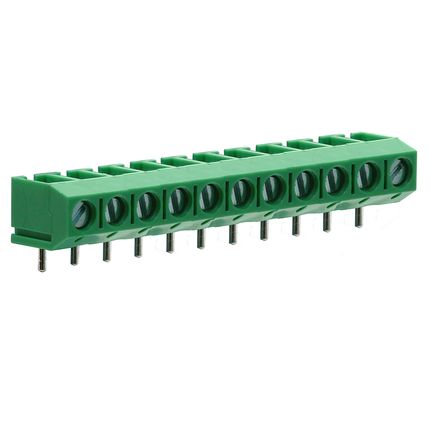 Anschlussklemme 5 mm | niedriges Profil | 90°