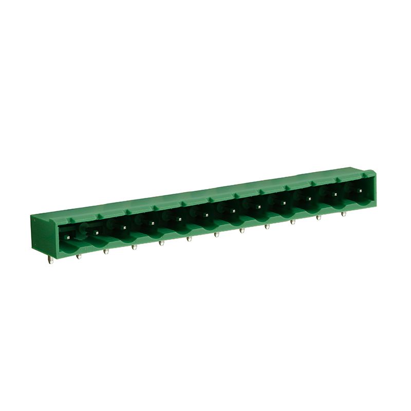 Steckbare Anschlussklemme 7,5 mm | Stecker | horizontal | geschlossene Seiten