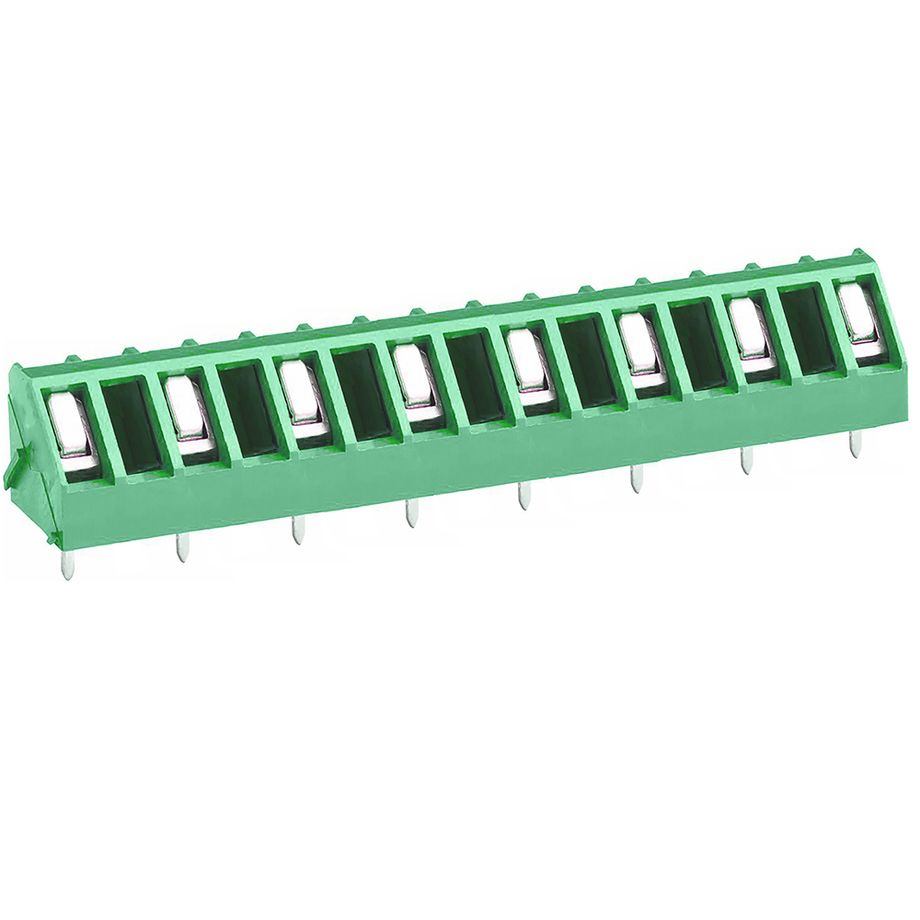 Anschlussklemme 10 mm | niedriges Profil | 45° | Rising-Clamp