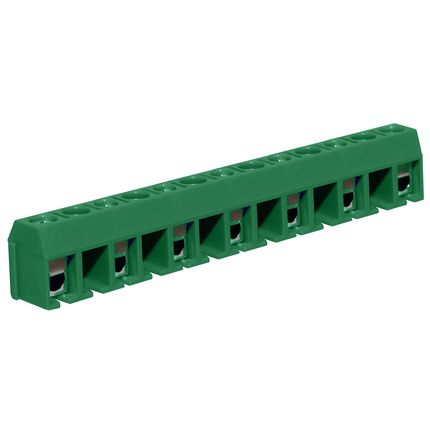Anschlussklemme 10 mm | Drahtschutzbügel | niedriges Profil | 90°