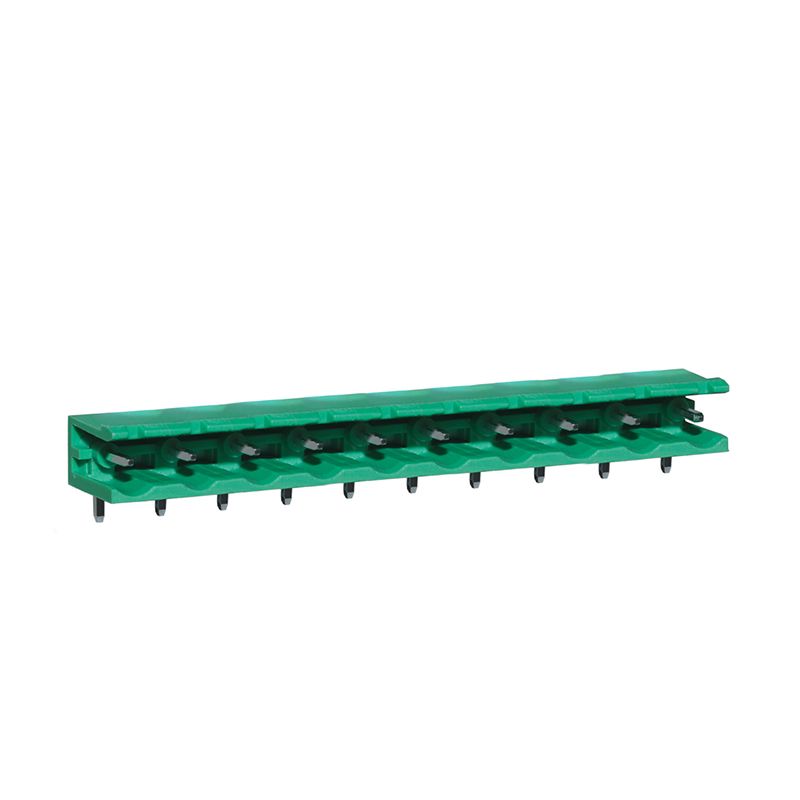 Steckbare Anschlussklemme 7,62 mm | Stecker | horizontal | geschlossene Seiten